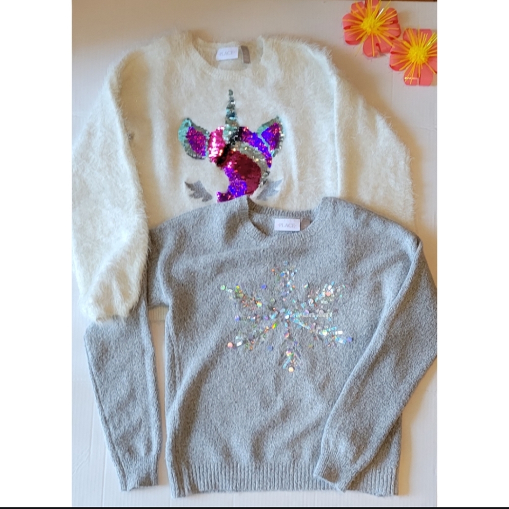 Girls Sequins Sweater Bundle